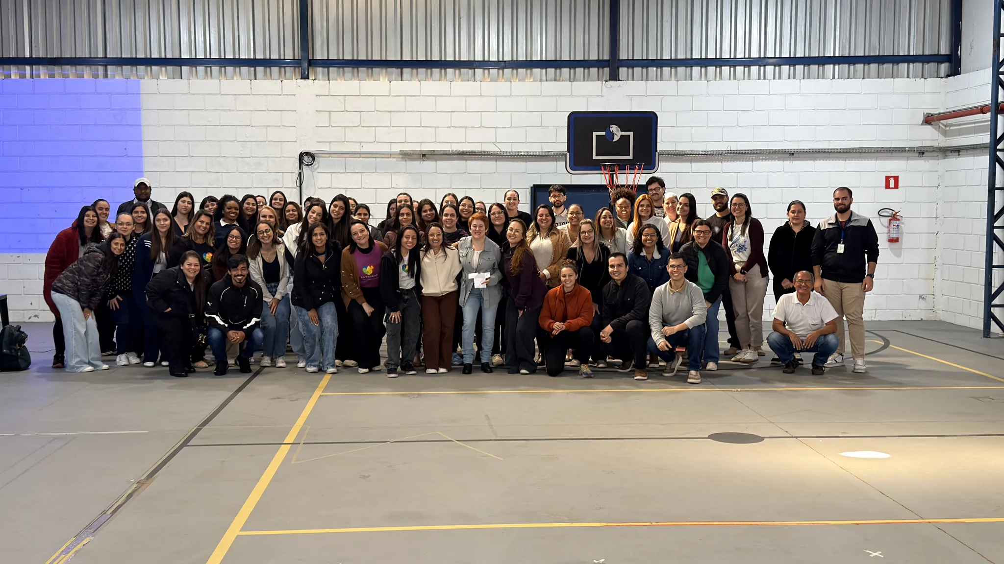 Equipe de especialistas interdisciplinares da Clínica Integrar reunida