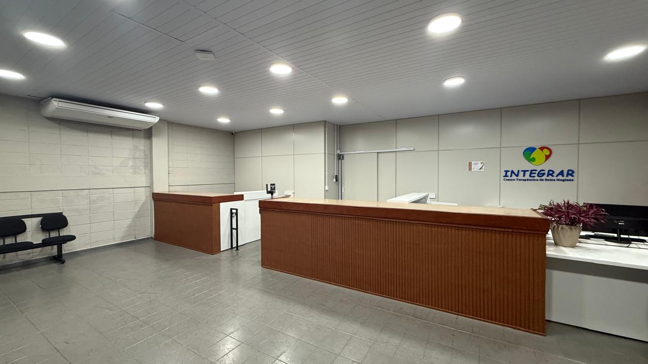 Recepção principal da Clínica Integrar - Unidade Matriz